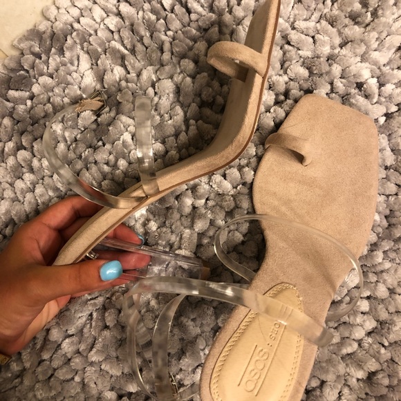 ASOS clear heels - Picture 1 of 4